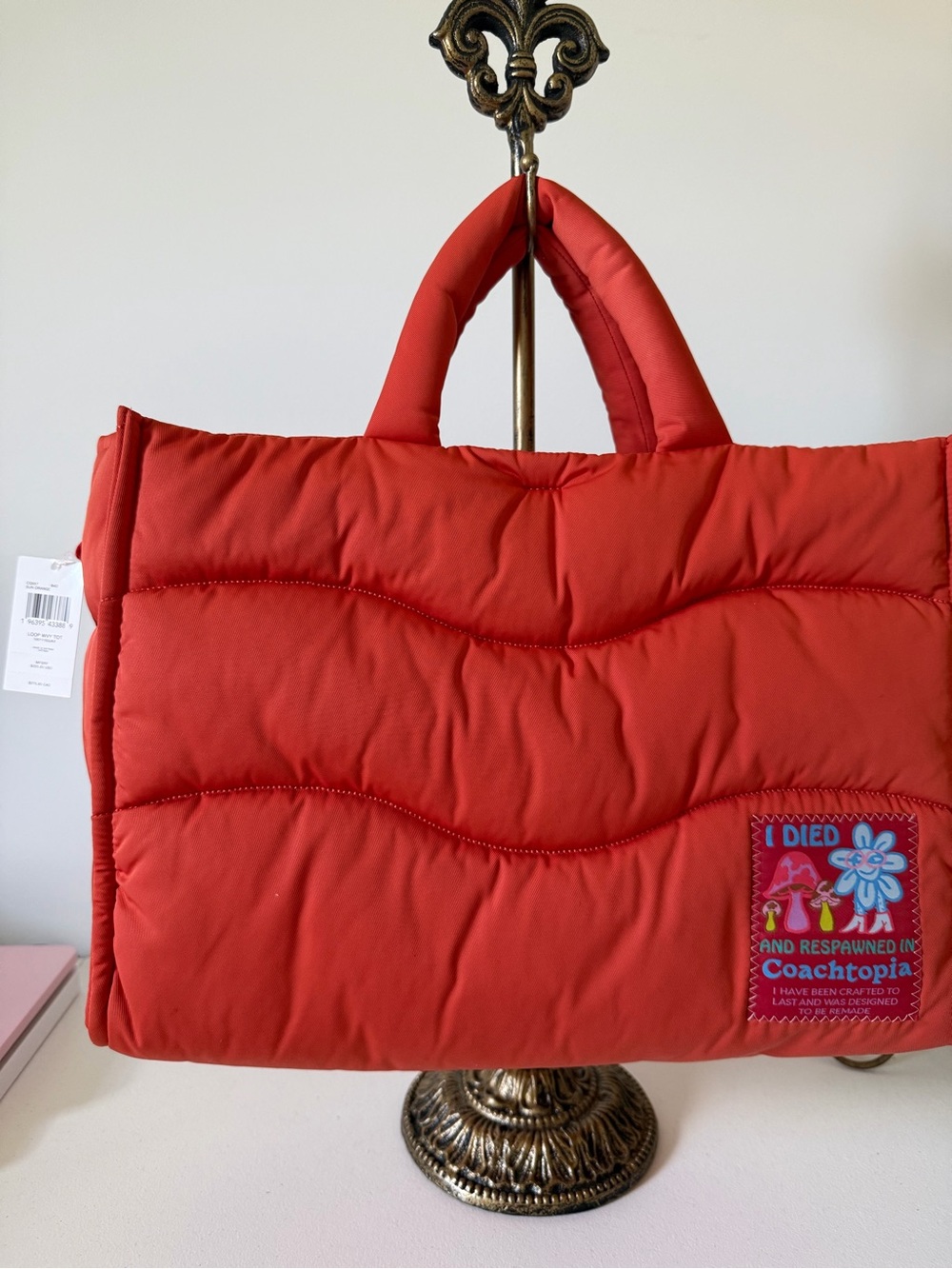 Coach Coachtopia Loop Tote Sun Orange NWT